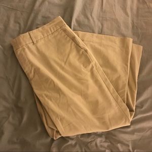 Khaki Gap Stretch Capris